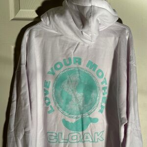 Cloak Brand - NEW! 2XL White Pullover Hoodie